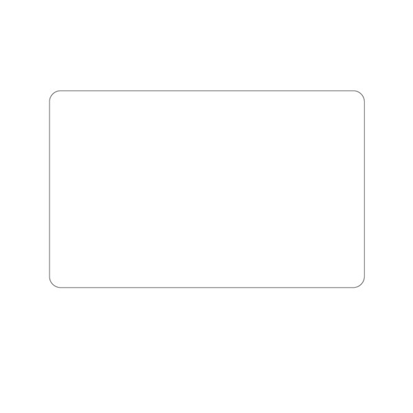 Intravenous Bag Label, Removable Pinfed 2-1/2" x 4" White